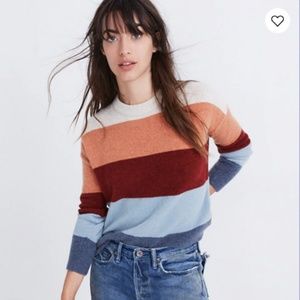 NWT Madewell Crofton Striped Sweater